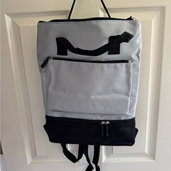 DSW Black and Cream Women's Backpack - Picture 3 of 4